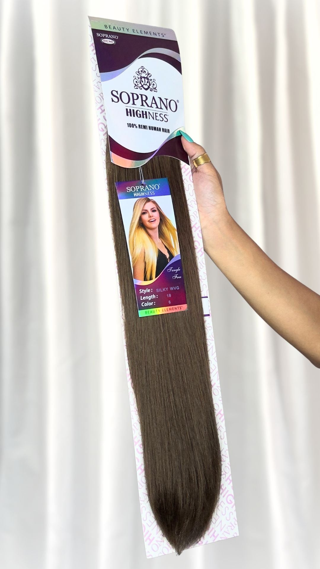 SOPRANO HIGHNESS Remy 100% Cabello Humano