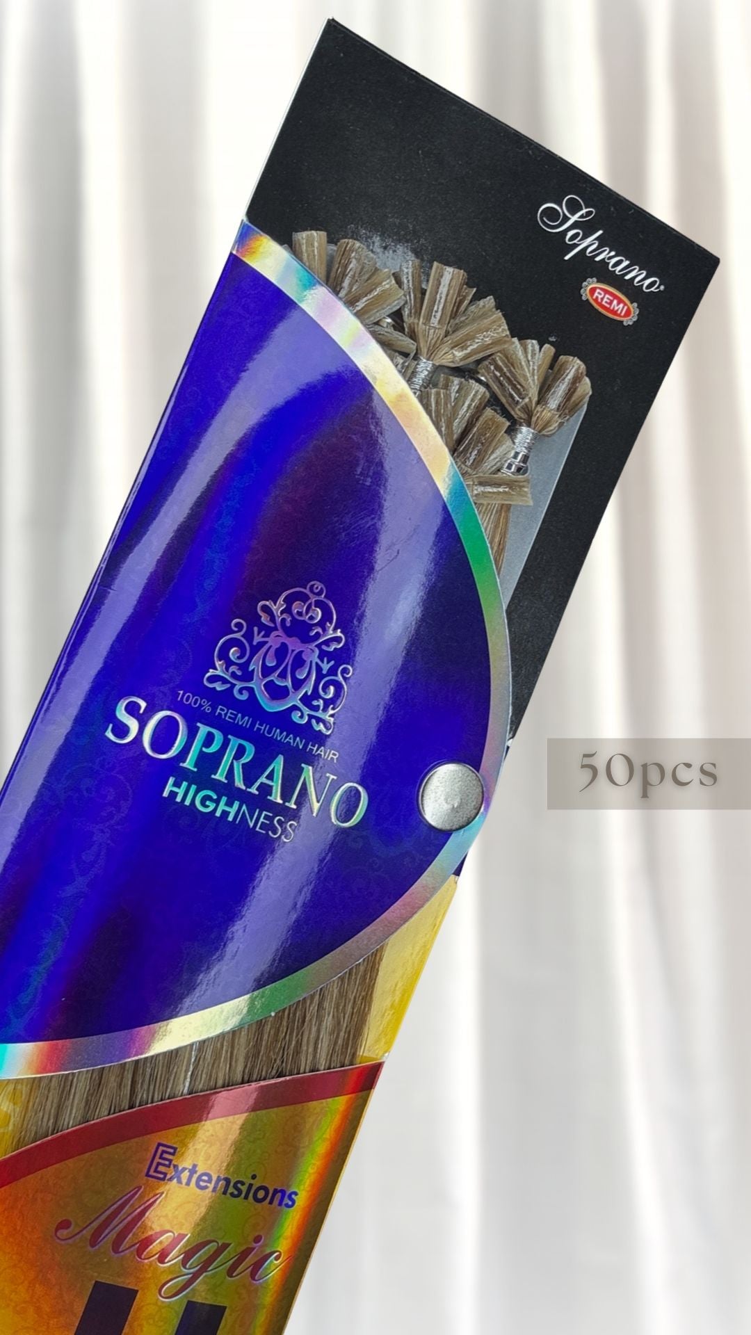 U-Tip Keratina Remy Soprano Highness 100% Cabello Humano