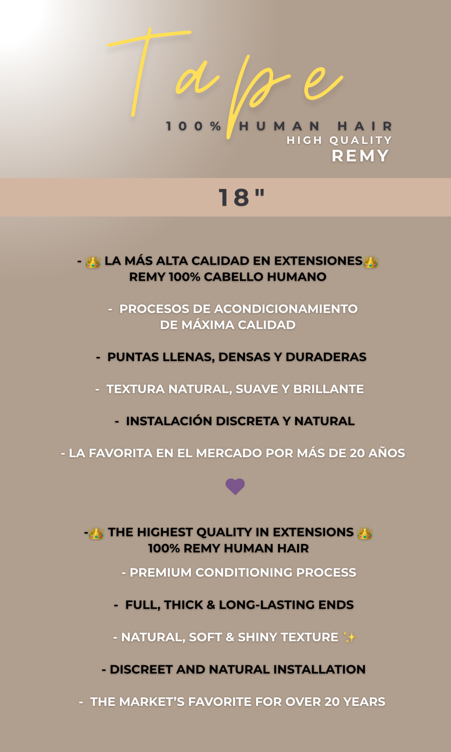 Highness TAPE  12pcs | Calidad Premium