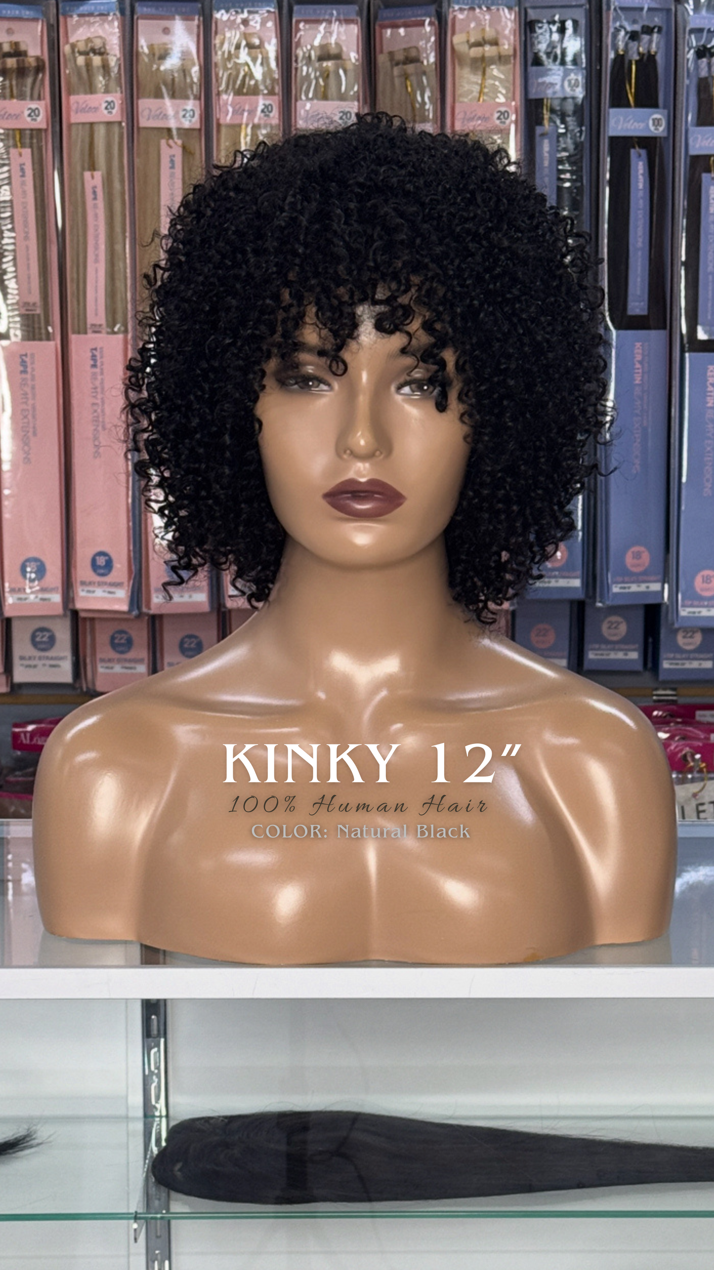 Brazilian Wig Kinky 12”