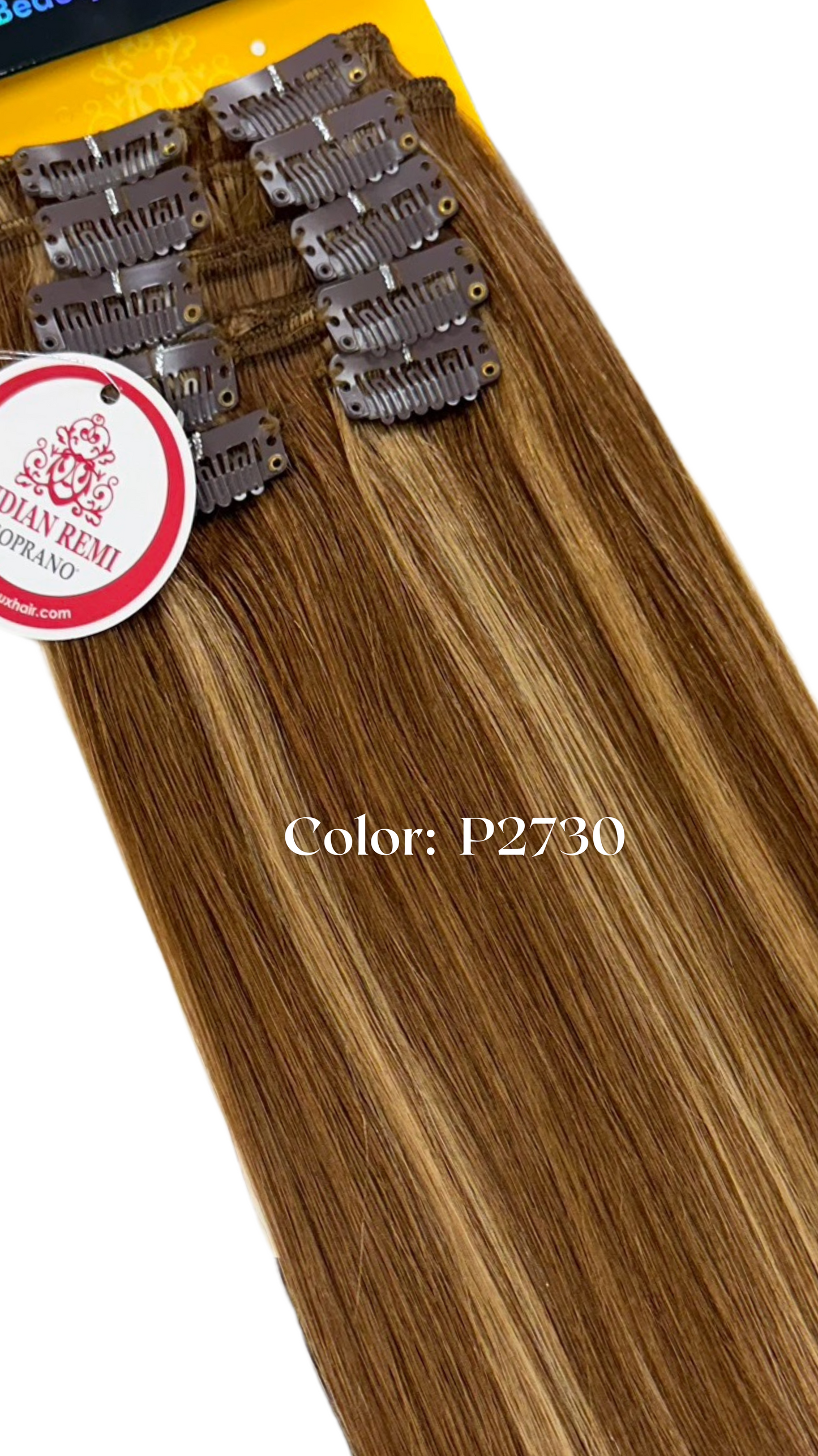 Indian Remy Clip  Soprano 100% Human Hair