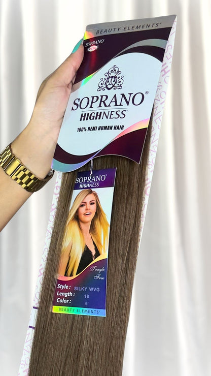 SOPRANO HIGHNESS Remy 100% Cabello Humano