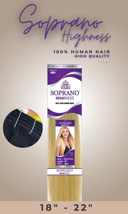 SOPRANO HIGHNESS Remy 100% Cabello Humano