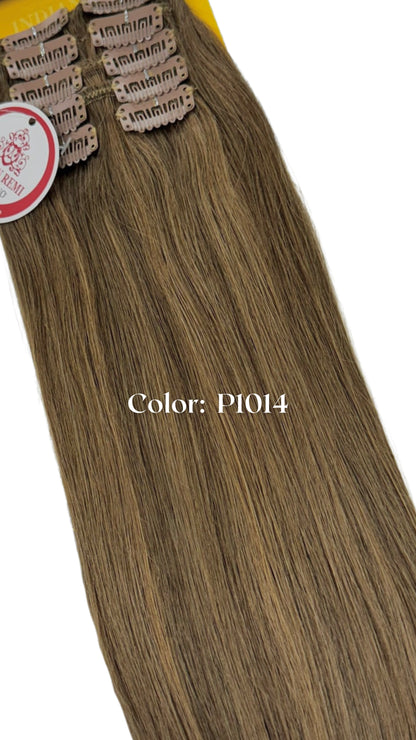 Indian Remy Clip  Soprano 100% Human Hair