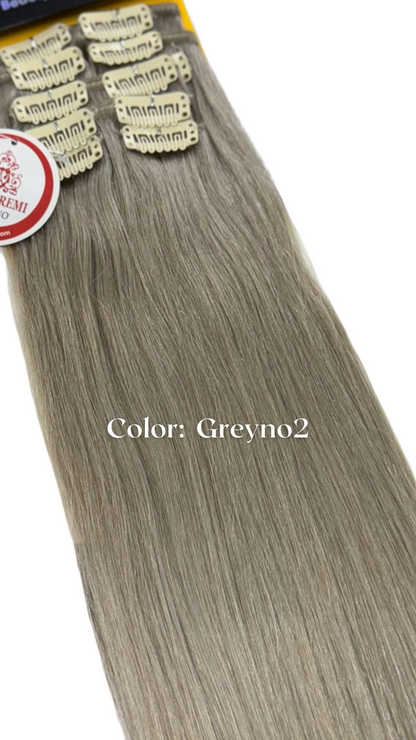 Indian Remy Clip  Soprano 100% Human Hair