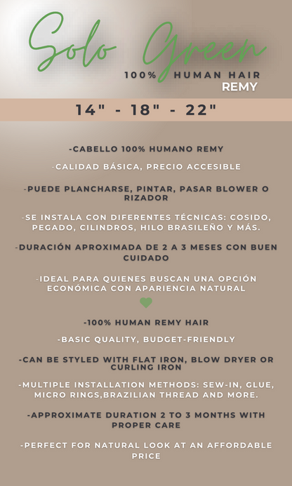 Solo Green | Calidad Básica