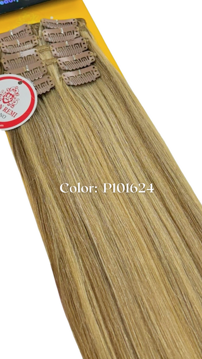 Indian Remy Clip  Soprano 100% Human Hair