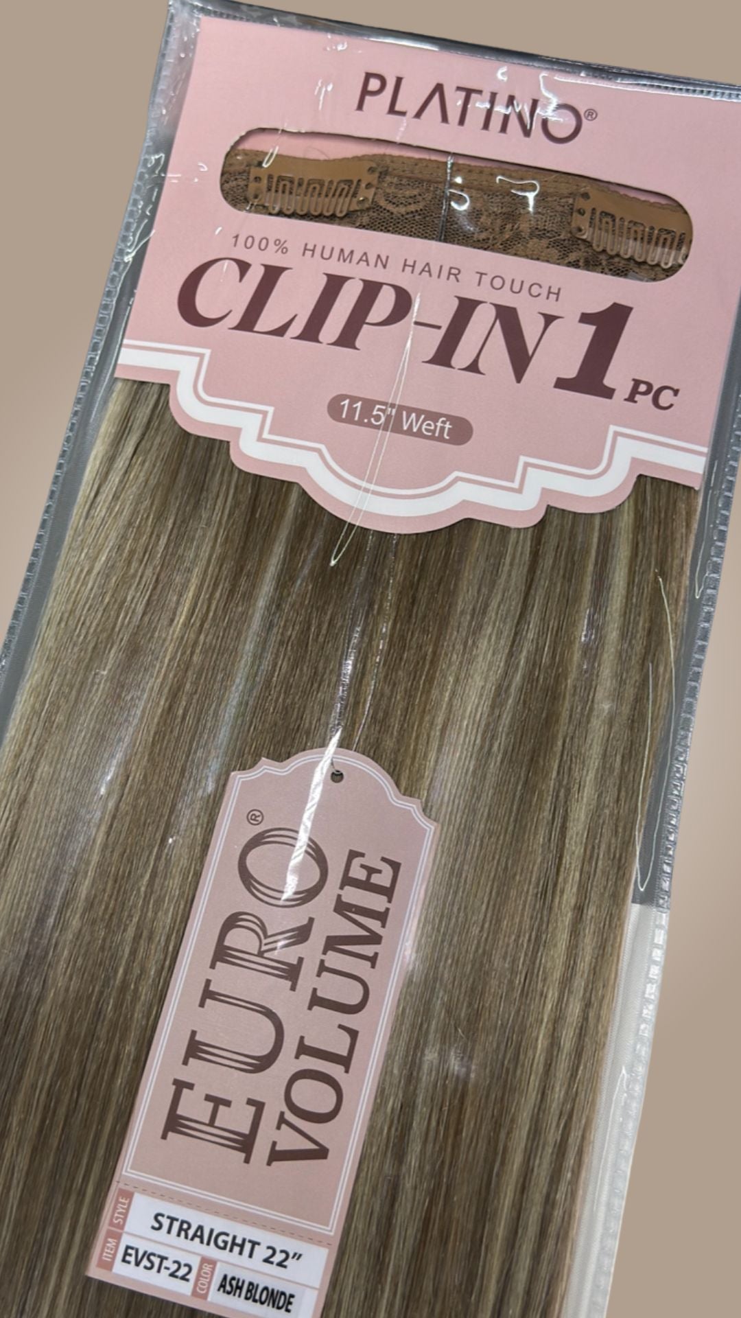 Platino clip in 1 pcs 22”
