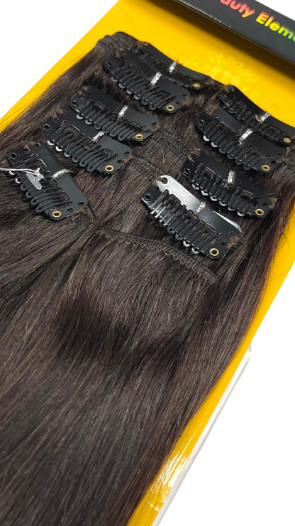 Indian Remy Clip  Soprano 100% Human Hair