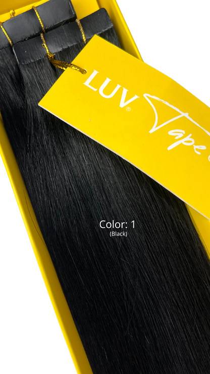 Tape Remy Hair Extensions LUV 100% Human Hair