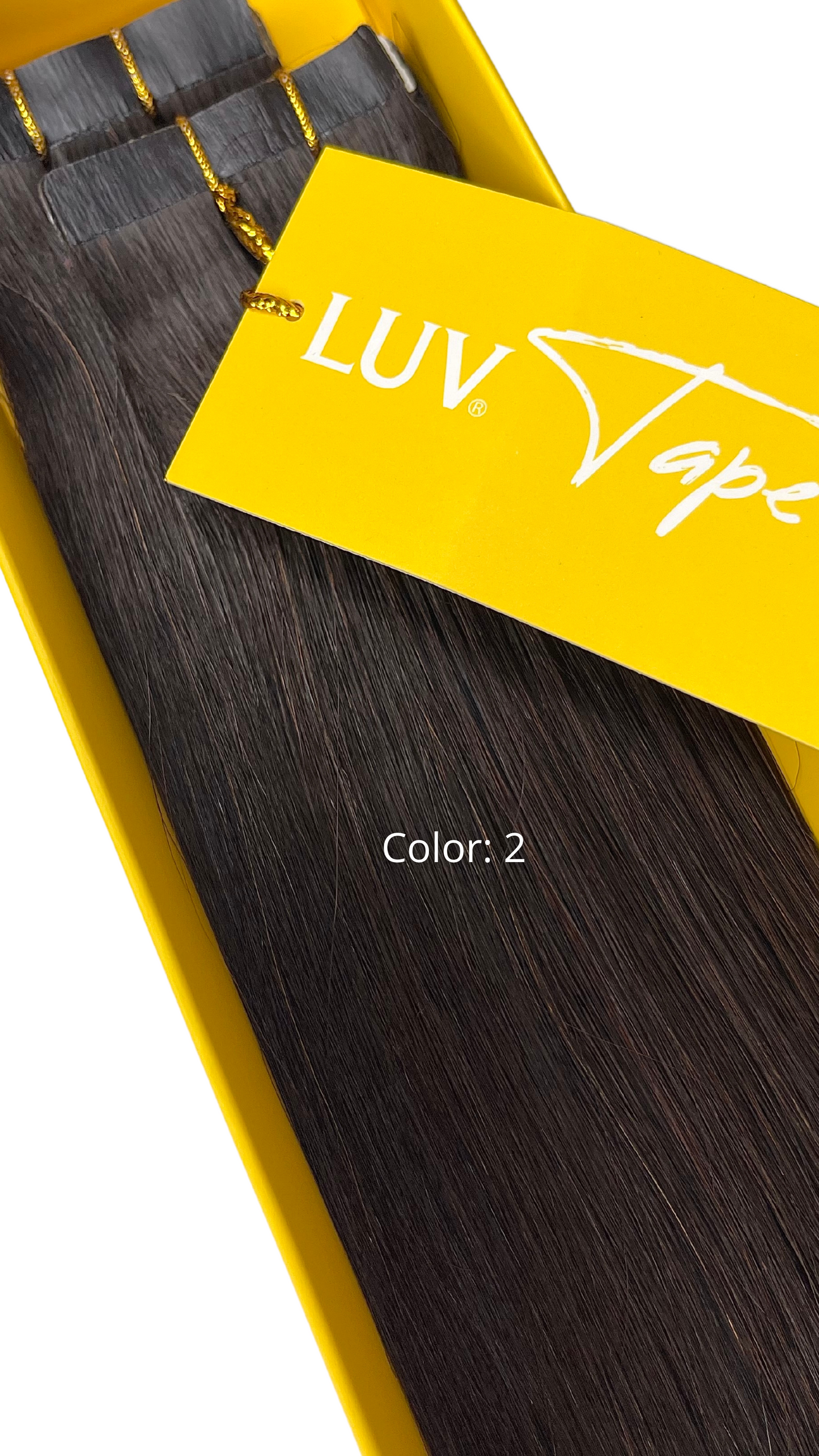 Tape Remy Hair Extensions LUV 100% Human Hair