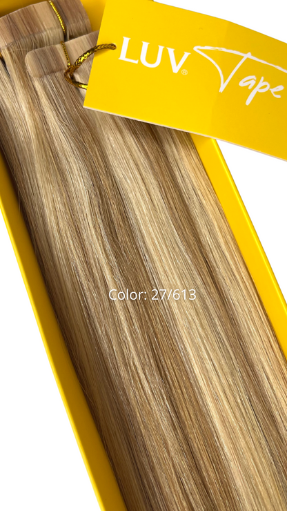 Tape Remy Hair Extensions LUV 100% Human Hair