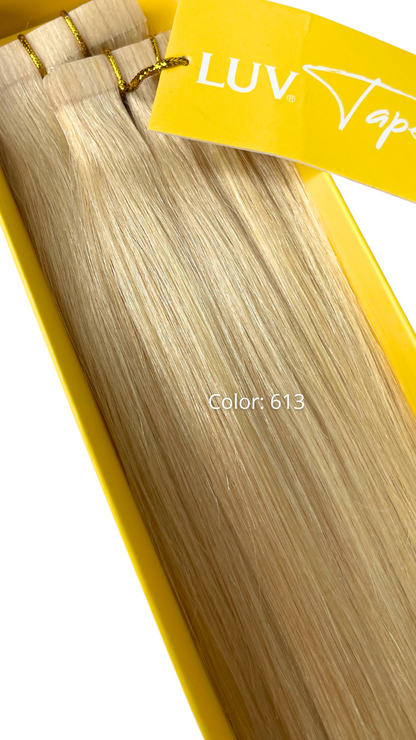 Tape Remy Hair Extensions LUV 100% Human Hair